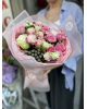 Vip Soft  pembe &beyaz karma buket 14910